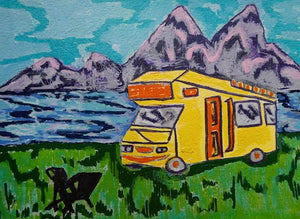 'Yellow Campervan', 2020